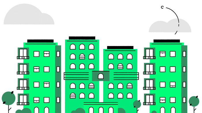 Illustration of apartments