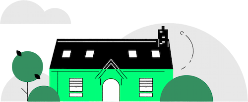 Illustration of bungalow